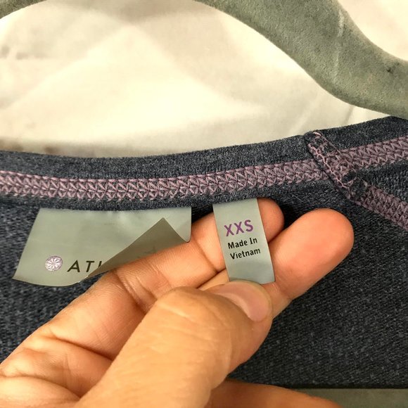 Athleta French Terry Sharkbite Top - Picture 5 of 7